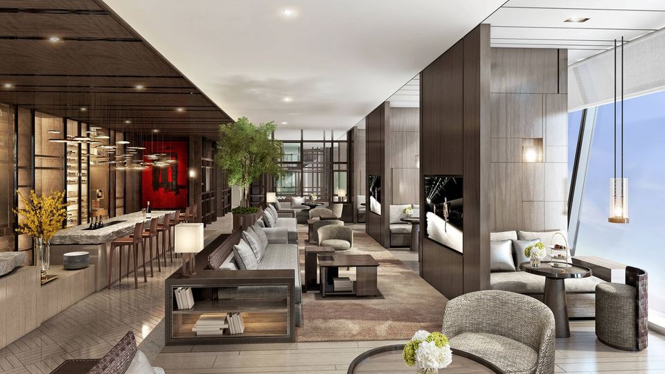 Executive Lounge, JW Marriott Marquis Shanghai Pudong